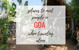 Places to Meet People in Goa While Traveling Alone