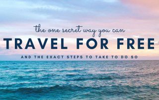 One Secret Way to Travel For Free You've Got to Try