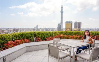 the gate hotel kaminarimon wing rooftop asakusa tokyo